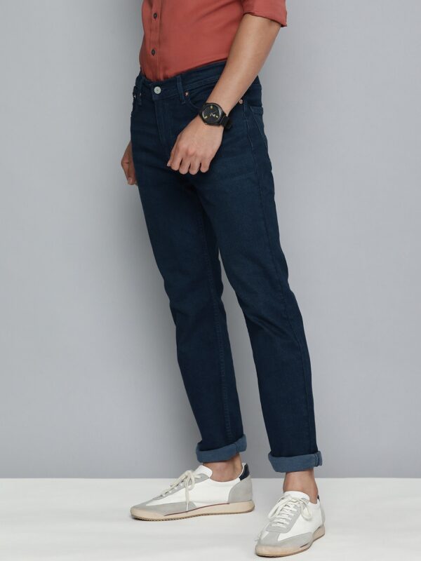 Men Blue 511 Slim Fit Light Fade Stretchable Jeans - Image 2