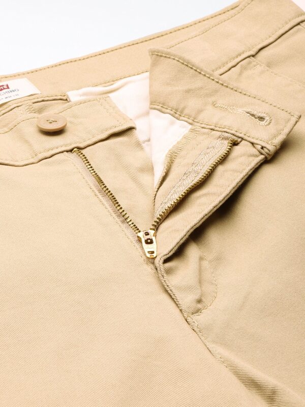 Men Mid-Rise Tapered Fit Chinos Trousers - Image 5