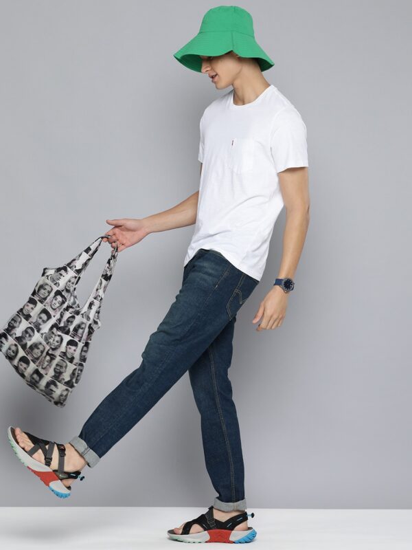 Men Blue 512 Slim Tapered Fit Light Fade Stretchable Jeans - Image 4