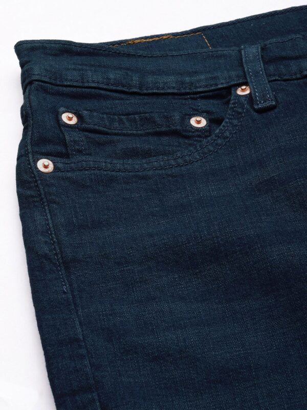 Men Blue 511 Slim Fit Light Fade Stretchable Jeans - Image 6