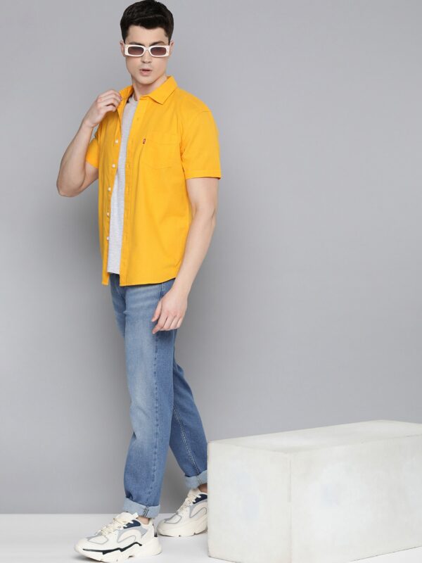 Men Slim Fit Heavy Fade Acid Wash Mid-Rise Stretchable Jeans - Image 4