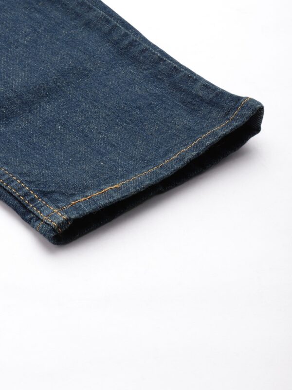 Men Blue 512 Slim Tapered Fit Light Fade Stretchable Jeans - Image 7