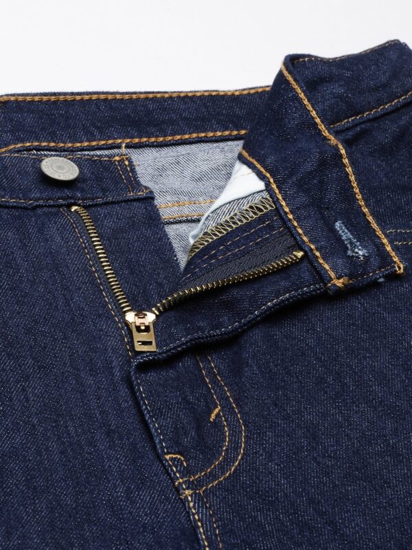 Men Blue Slim Fit Stretchable Jeans - Image 6