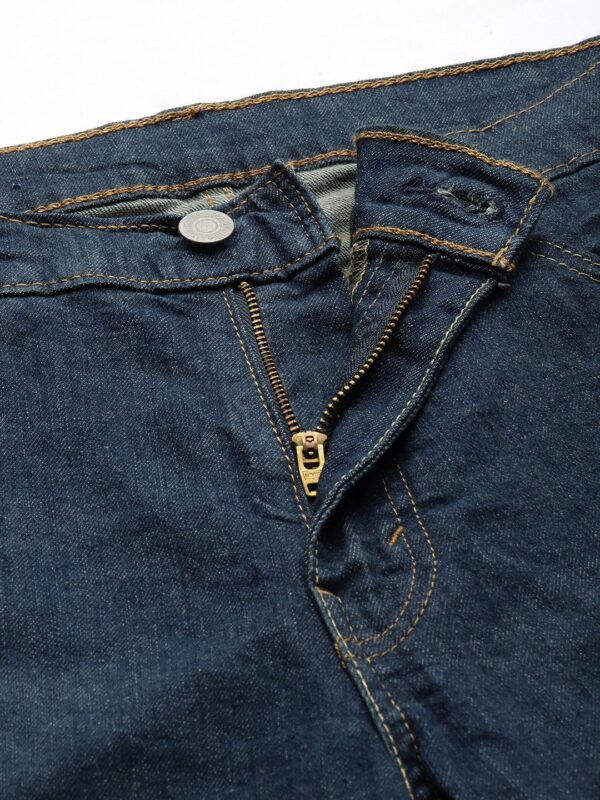 Men Blue 511 Slim Fit Light Fade Stretchable Jeans - Image 5