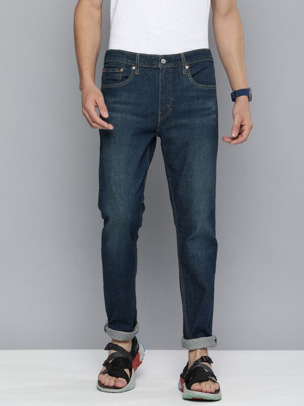 Men Blue 512 Slim Tapered Fit Light Fade Stretchable Jeans