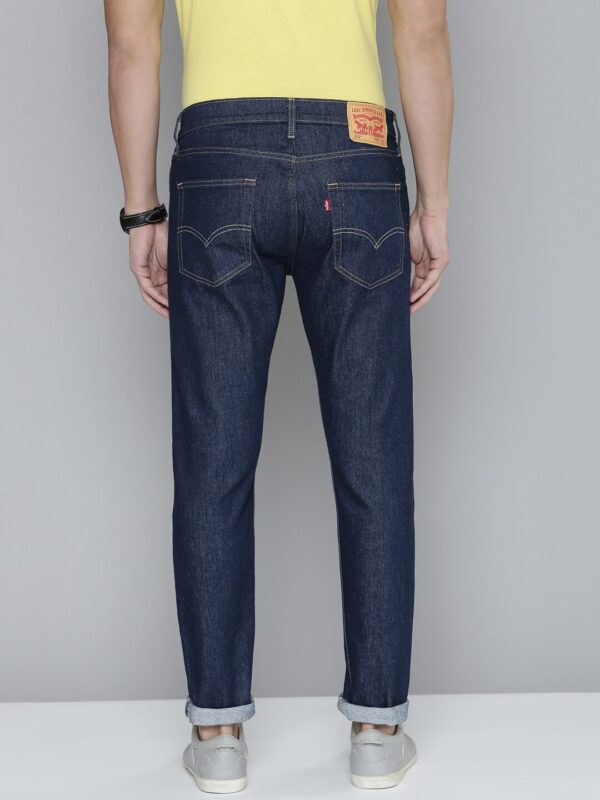 Men Blue Slim Fit Stretchable Jeans - Image 4