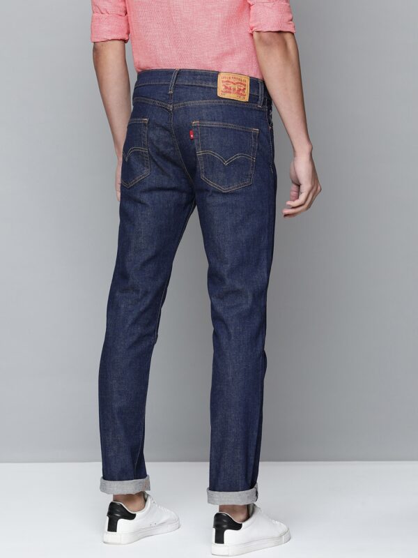Men Blue 511 Slim Fit Light Fade Stretchable Jeans - Image 3