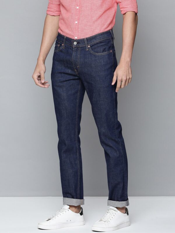 Men Blue 511 Slim Fit Light Fade Stretchable Jeans - Image 2