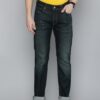 Men Slim Fit Light Fade Stretchable Mid-Rise Jeans