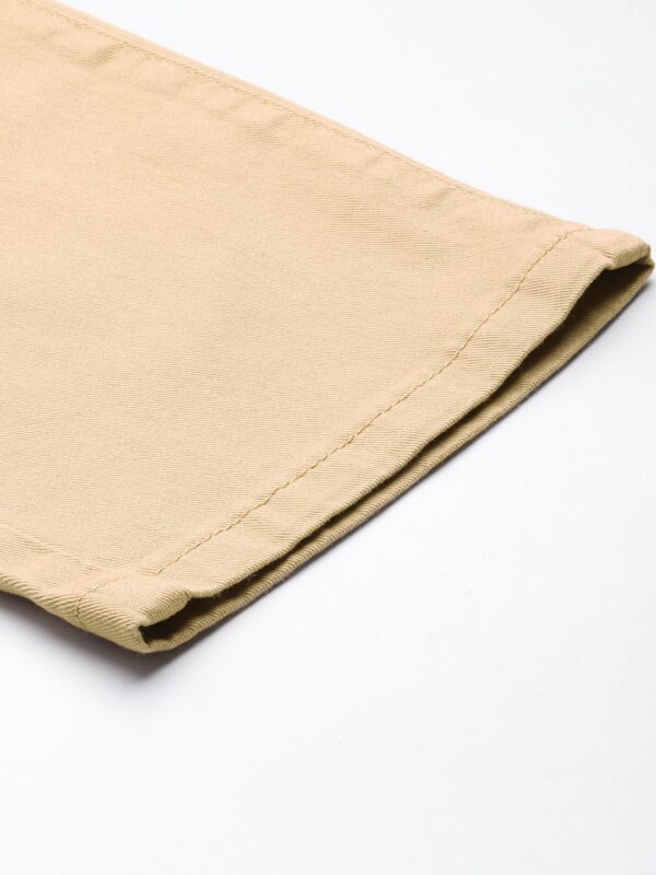 Men Mid-Rise Tapered Fit Chinos Trousers - Image 7