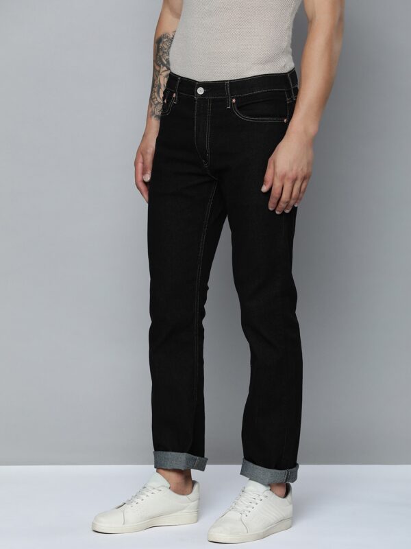 Men 513 Mid-Rise Straight Fit Stretchable Jeans - Image 2