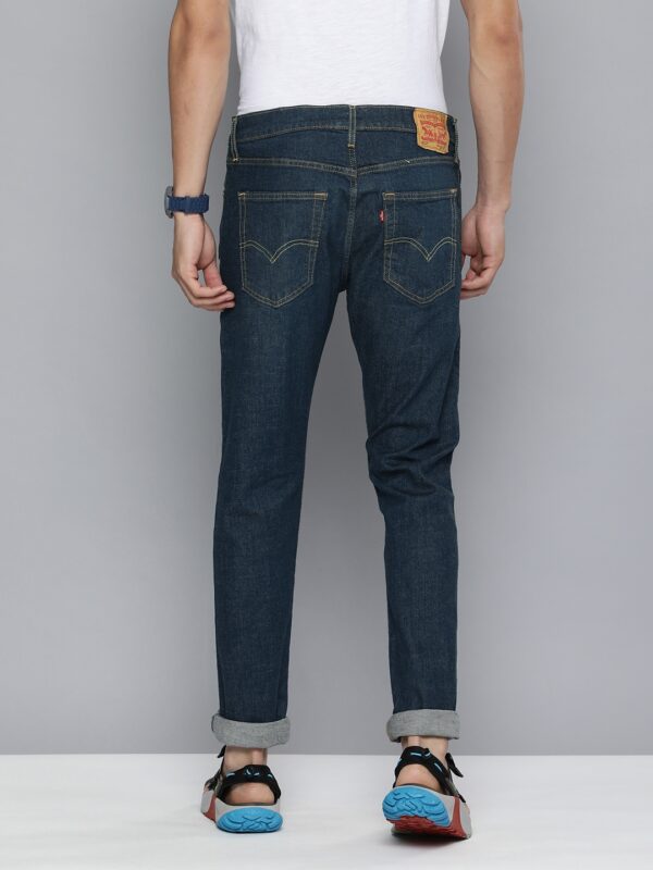 Men Blue 512 Slim Tapered Fit Light Fade Stretchable Jeans - Image 3