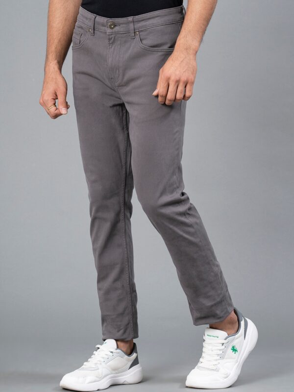 Men Mid-Rise Skinny Fit Clean Look Stretchable Jeans - Image 3