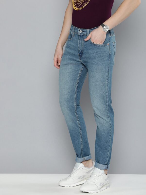 Men 512 Slim Fit Light Fade Stretchable Jeans - Image 2