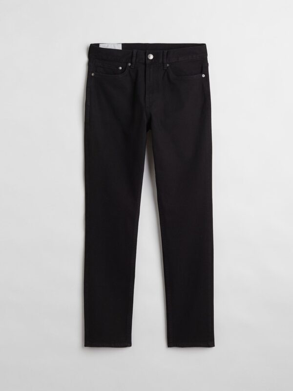 Men Black Slim Jeans - Image 4