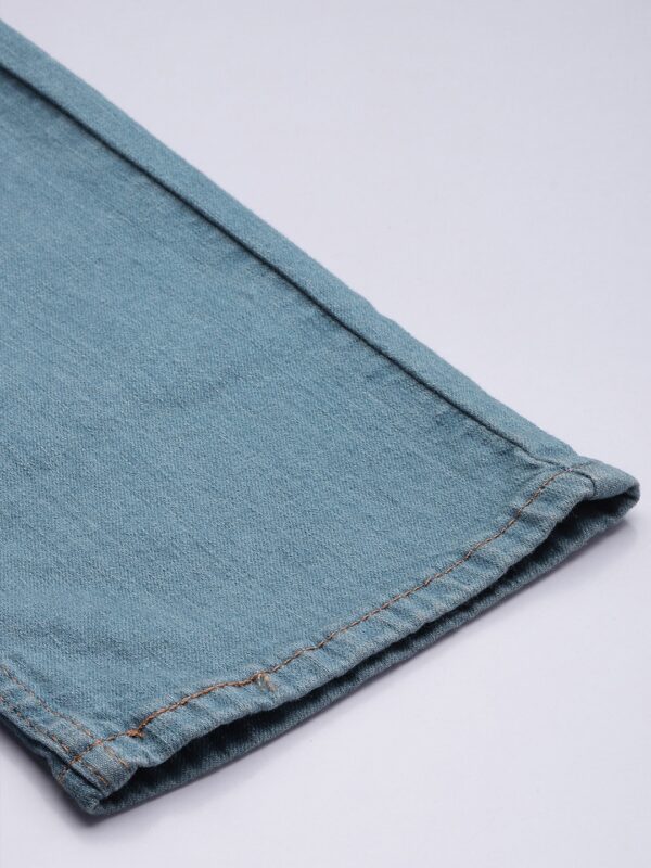 Men Blue 511 Slim Fit Light Fade Stretchable Jeans - Image 7