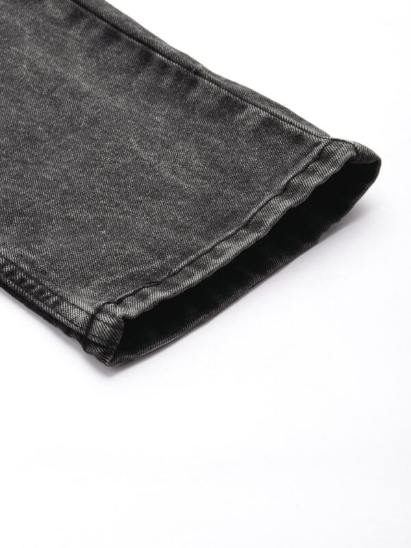 Men Grey 512 Slim Tapered Fit Light Fade Stretchable Jeans - Image 7