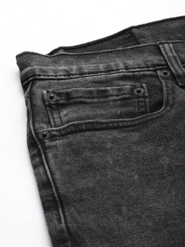 Men Grey 512 Slim Tapered Fit Light Fade Stretchable Jeans - Image 6