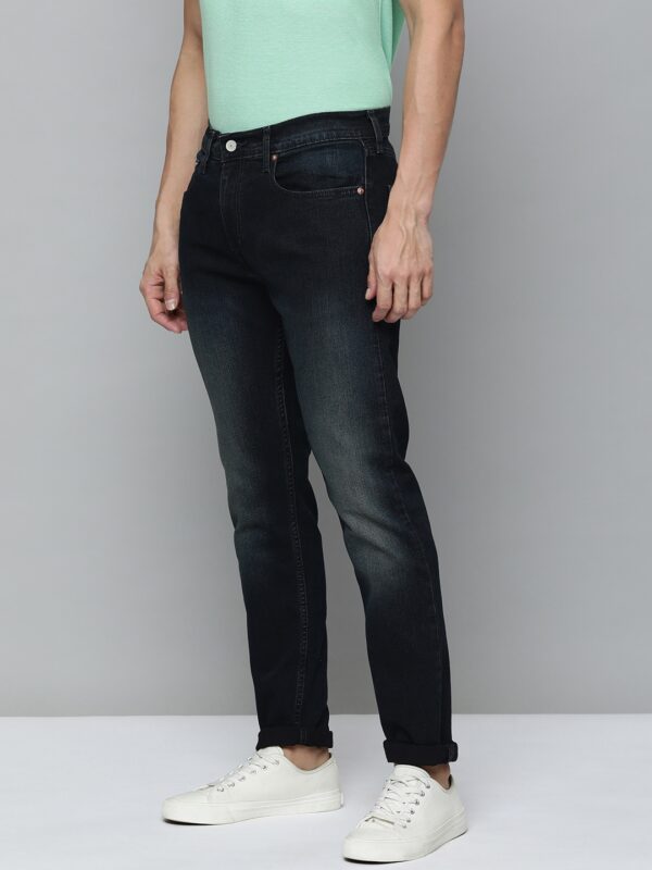 Men 512 Tapered Fit Low-Rise Heavy Fade Stretchable Jeans - Image 2