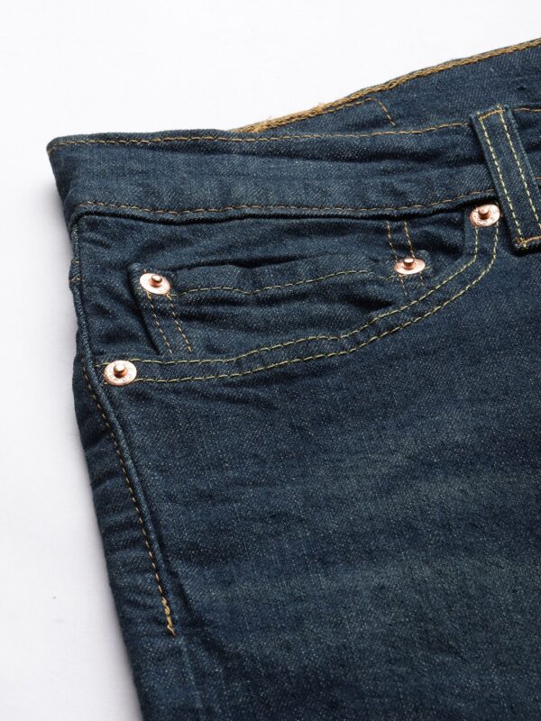Men Blue 511 Slim Fit Light Fade Stretchable Jeans - Image 6