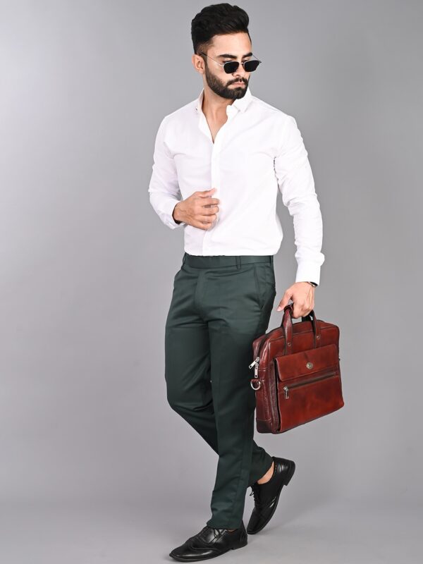 Men Easy Wash Formal Trousers - Image 5