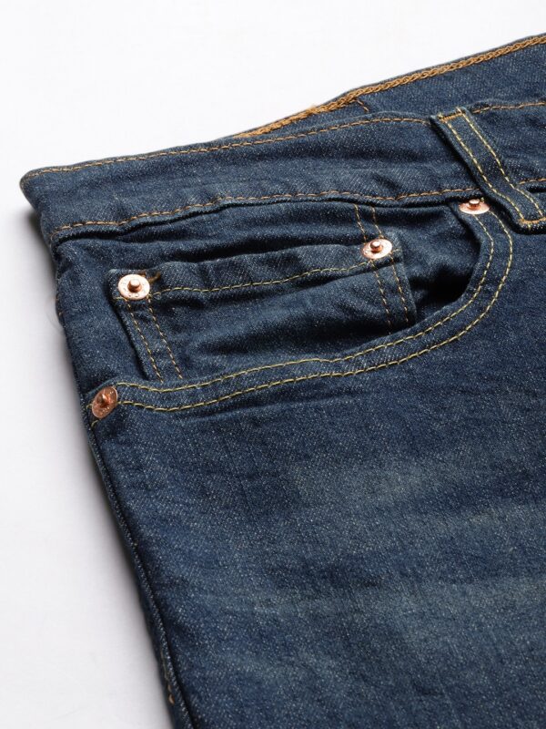 Men Blue 512 Slim Tapered Fit Light Fade Stretchable Jeans - Image 6