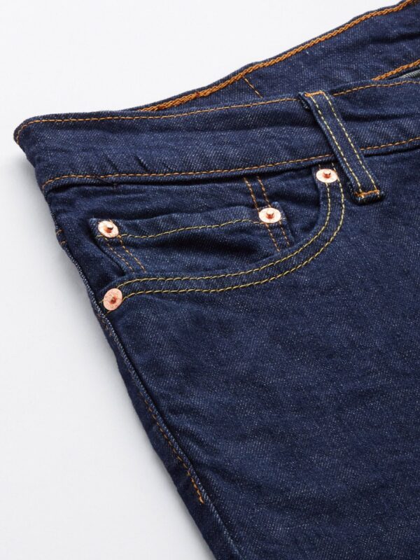 Men Blue 511 Slim Fit Light Fade Stretchable Jeans - Image 6